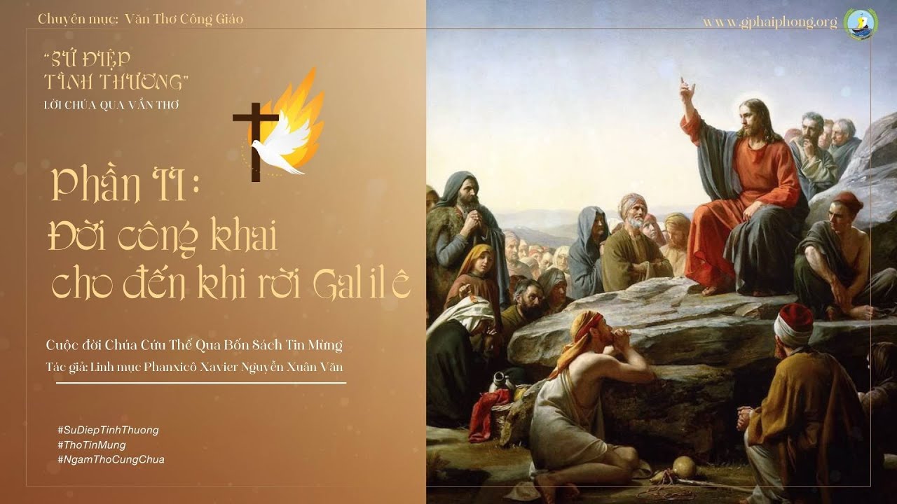 Bài 40 : Ngâm thơ "Những mối phúc thật" - Trích Sứ Điệp Tình Thương-Lm Fx Nguyễn Xuân Văn